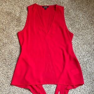 Express V-Neck Tank Top with Open Back